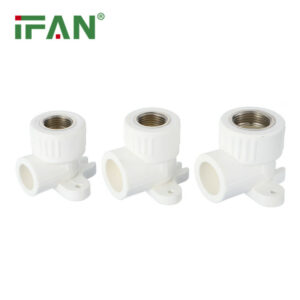 Codo hembra de PPR blanco con asiento