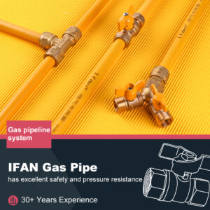 Латунный газовый шаровой кран IFAN