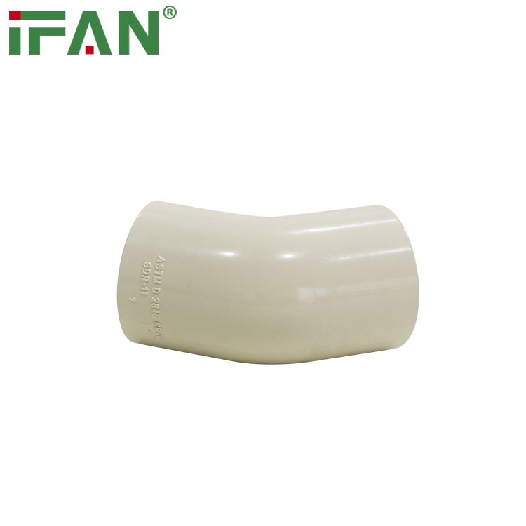 Beige CPVC 45 Degree Elbow - Image 3