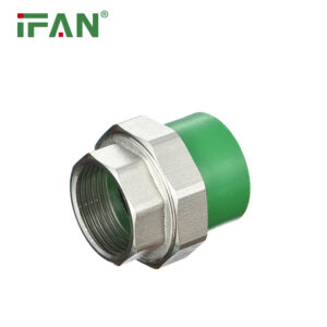 Turkey PPR Green Plastic Brass Inter Female Union