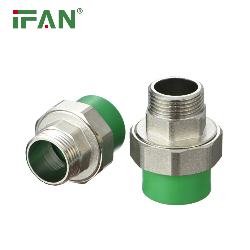 Turkey PPR Green Plastic Brass Inter Male Union - Image 3