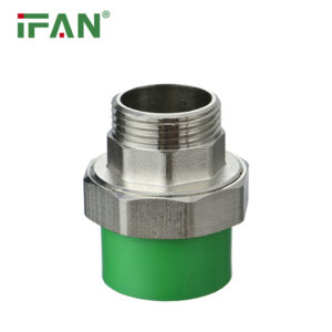 Turkey PPR Green Plastic Brass Inter Male Union