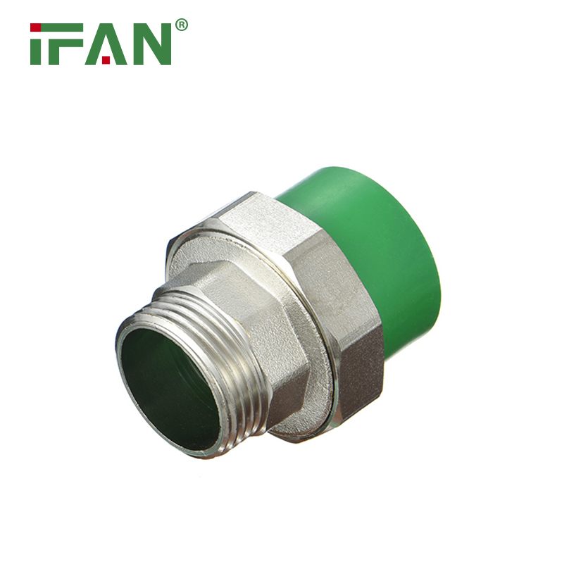 Turkey PPR Green Plastic Brass Inter Male Union - Image 2
