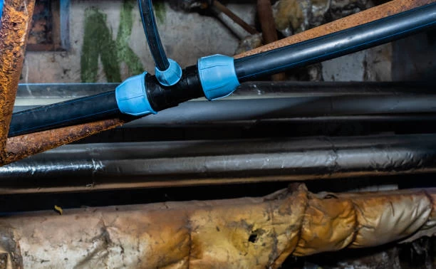 HDPE plastic pipes