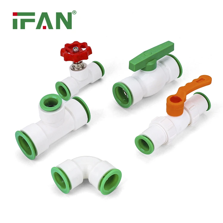 Push to connect fittings
