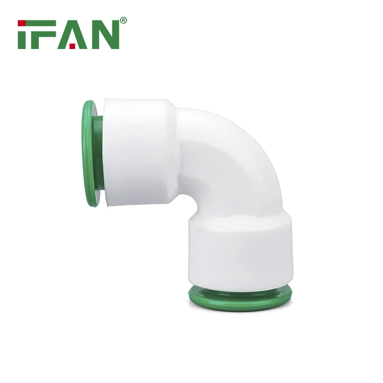 Push To Connect Brass Female Elbow