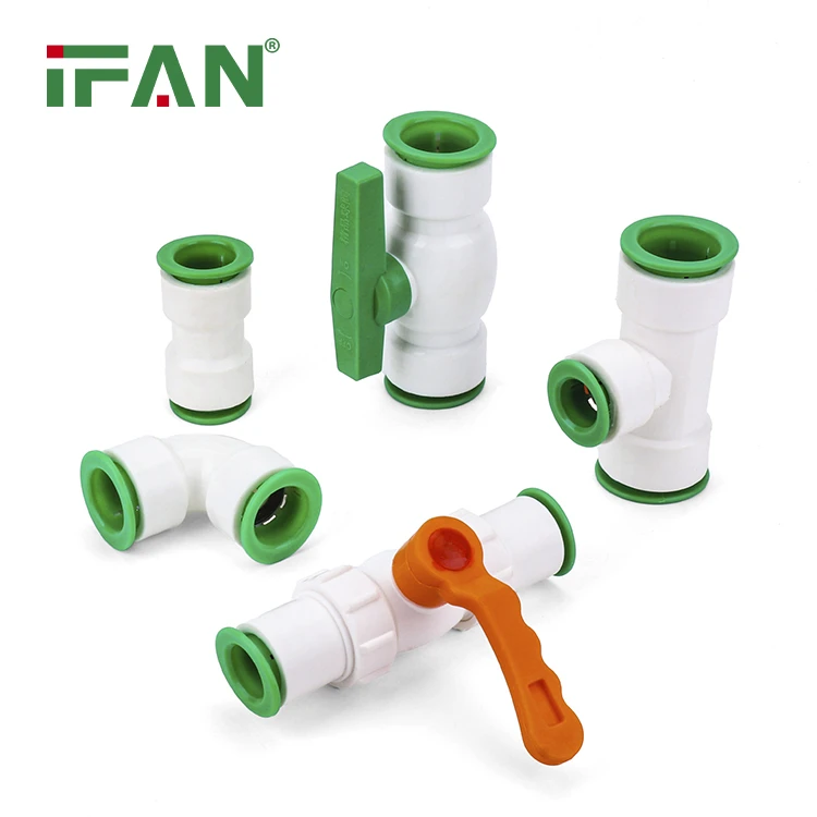 Push to connect fittings