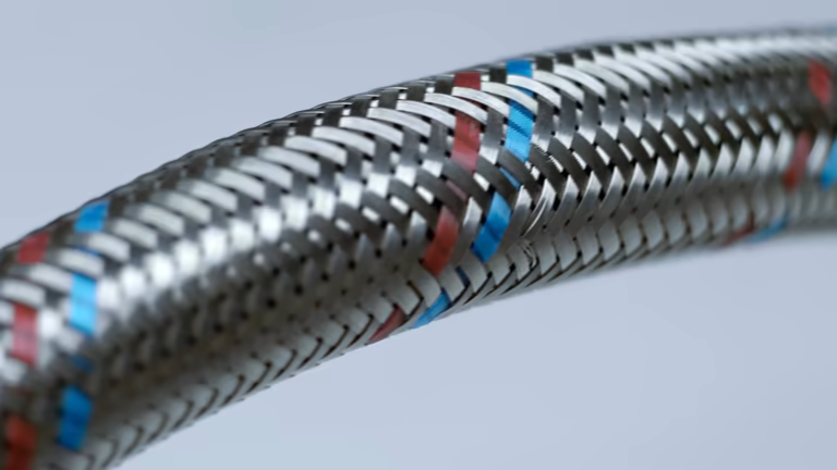 Wire braided hose