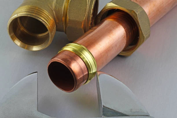 Brass fittings for refrigerator water line