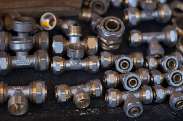 Brass fittings for RV water system