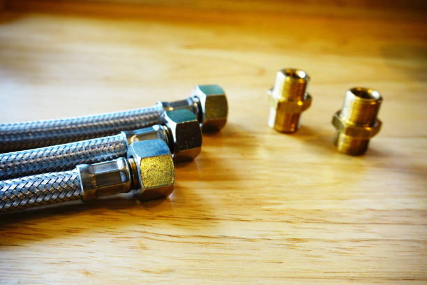 Brass fittings for drip irrigation system