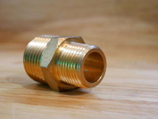 Brass fittings for natural gas grill