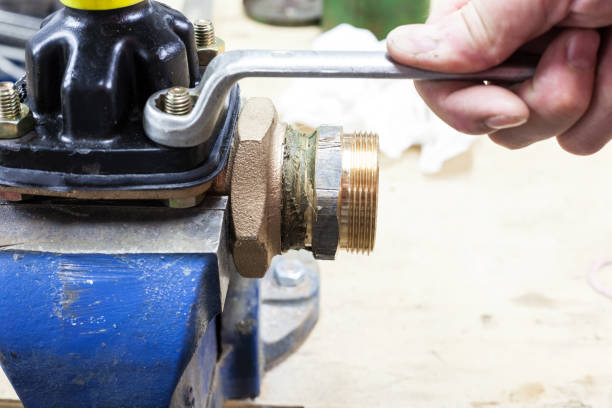 Brass fittings for RV water system