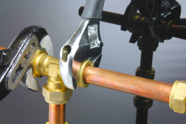 Brass push-to-connect fittings for 1/2 inch tubing