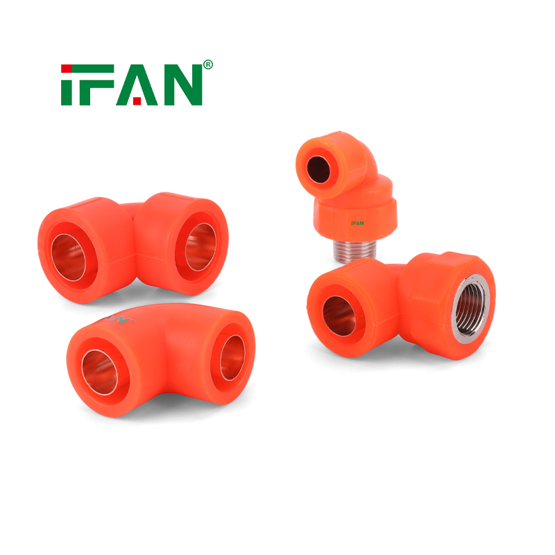 PPR Copper Female/Male Thread Elbow