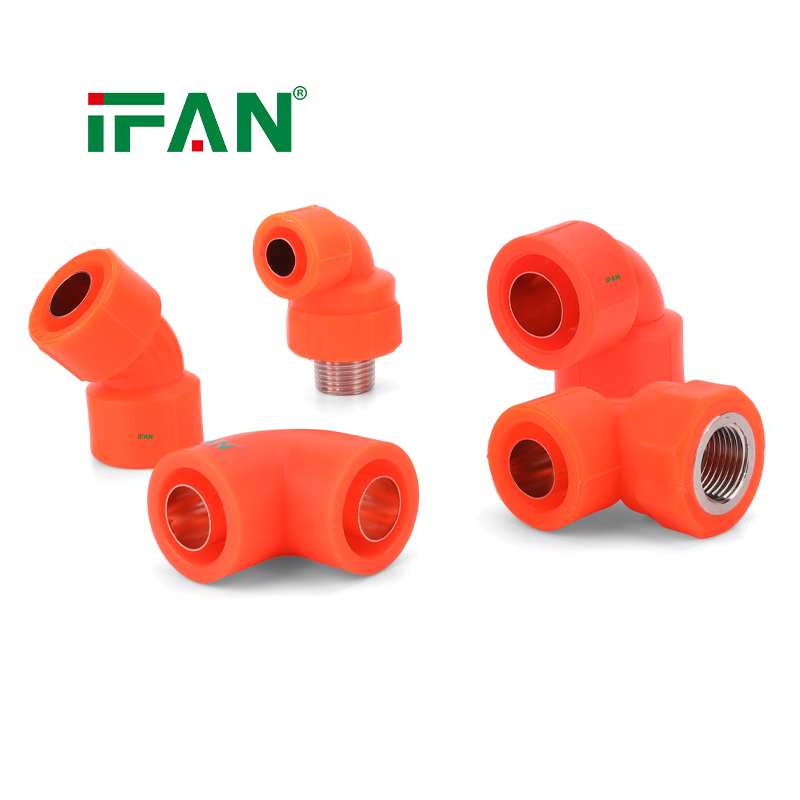 PPR Copper Female/Male Thread Elbow