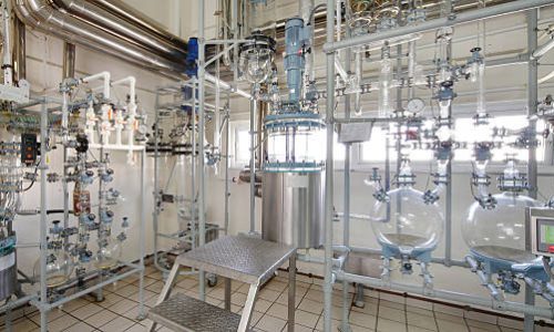 distillation room in laboratory